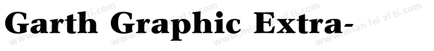 Garth Graphic Extra字体转换